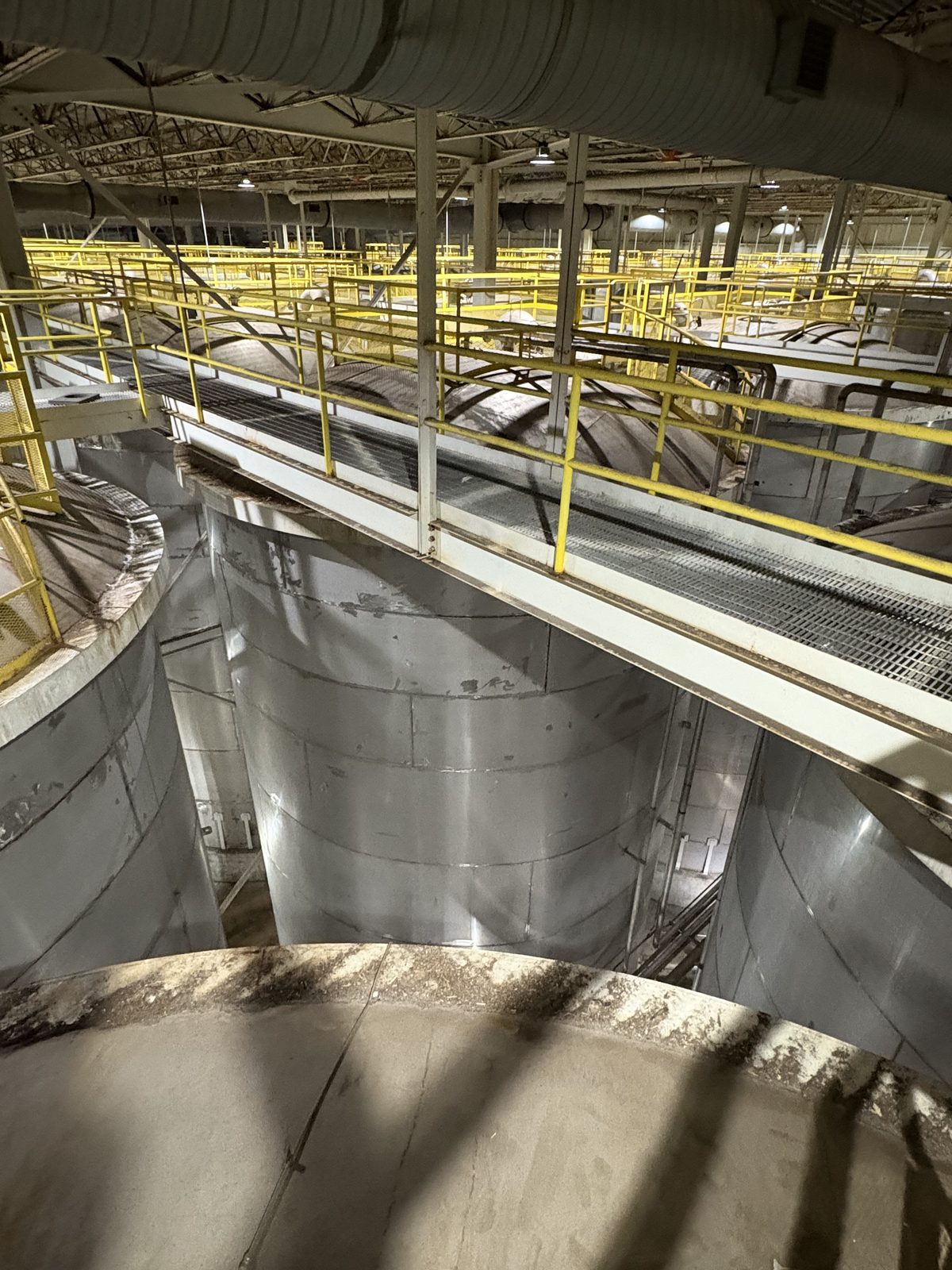 Brewery tank shell repair